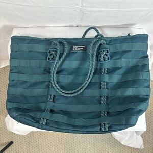 Nike Air Force 1 AF1 26L Laptop Shoulder Tote Bag Teal